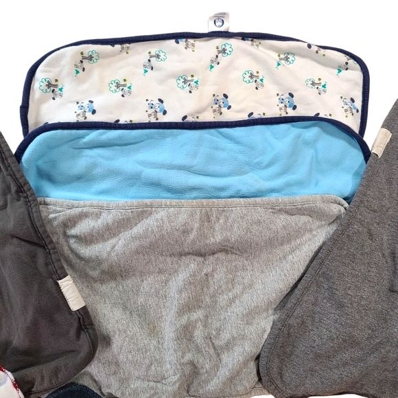 Assorted Baby Burp Cloths Bundle of 9 - Picture 8 of 8